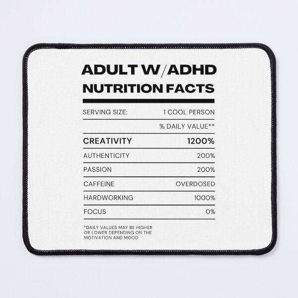 Item preview, ADHD Joke designed and sold by BuraxisQuotes.