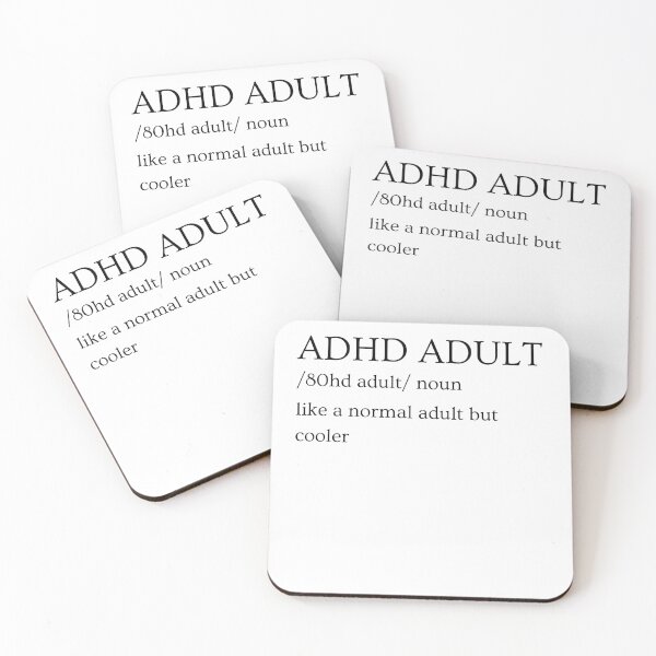 Item preview, ADHD Joke designed and sold by BuraxisQuotes.