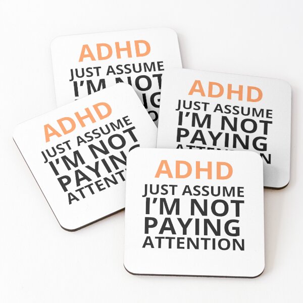 Item preview, ADHD Quote designed and sold by BuraxisQuotes.