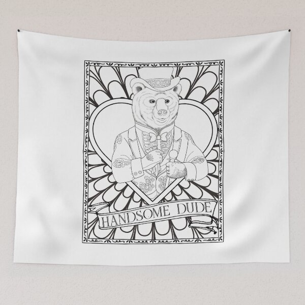 Item preview, Handsome Dude Vintage Fantasy Animal Bear For Husband Boyfriend designed and sold by Mrspink16.