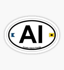 Amelia Island - Florida. Sticker