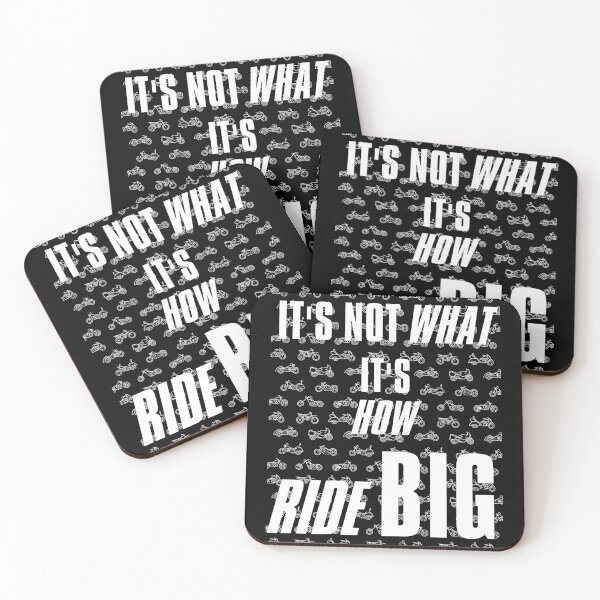 Item preview, It's Not What It's How Ride Big 01 White Text designed and sold by TWMBDesigns.