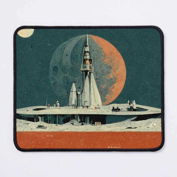Item preview, Retro Sci Fi Space Scene designed and sold by Artsytee Lab.