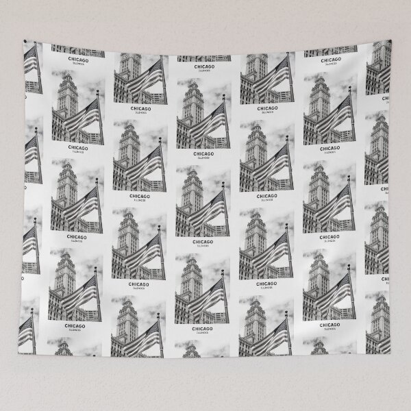 Item preview, Wrigley Building Michigan Chicago Illinois USA designed and sold by SirajDecors.