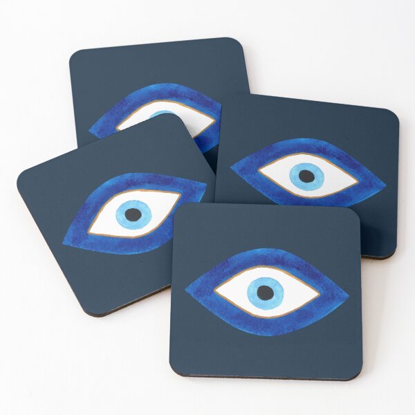 Item preview, EVIL EYE-turkish nazar (white) designed and sold by BEATRIZ ABAITUA.