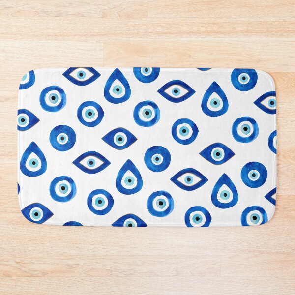 Item preview, EVIL EYE-turkish nazar (white) designed and sold by BEATRIZ ABAITUA.