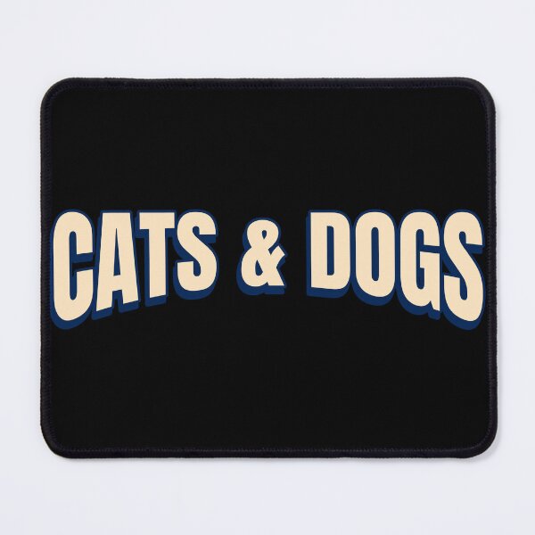 Item preview, Cats and dogs cute typography sign designed and sold by Popalt.