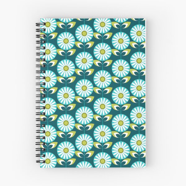 Item preview, Field of Daisies blue background designed and sold by pakanta.