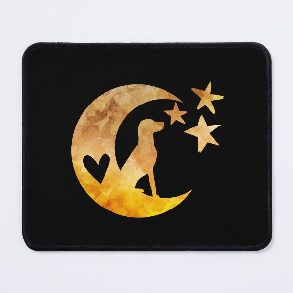 Item preview, Vizsla Whippet Moon Stars Dog Art designed and sold by BittenByErmines.