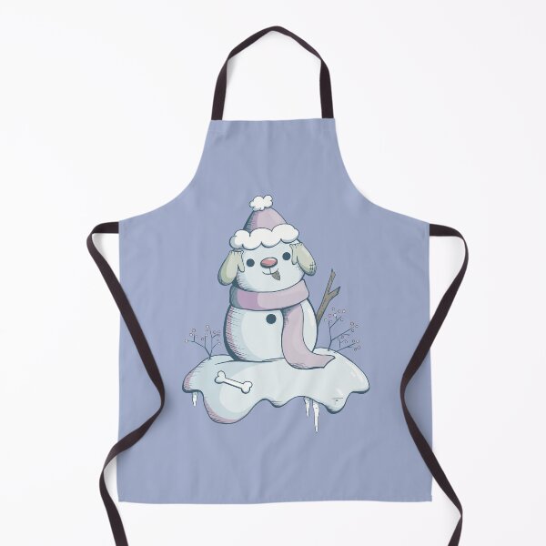 Aperçu de l'œuvre Chien de neige d'hiver créée et vendue par BeeAndClover.
