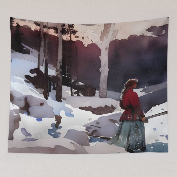 Item preview, Night Approaches in the Wilderness designed and sold by numgis.