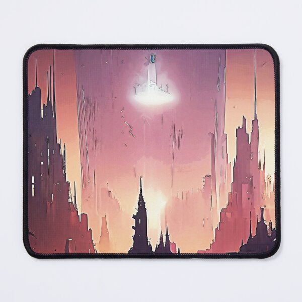 Item preview, Newtopia Red Sky Future City designed and sold by the-alfiere.