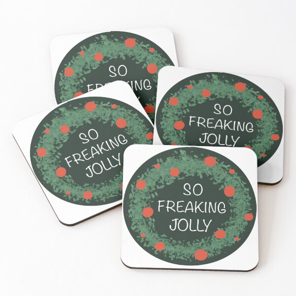 Item preview, So freaking jolly Christmas wreath designed and sold by maggiemuffin13.