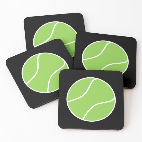 Item preview, Tennis ball with Black Background Design designed and sold by beccaveedesigns.