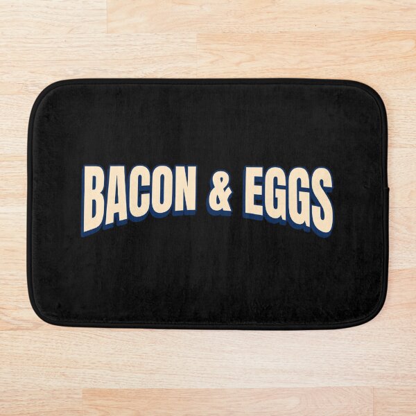 Item preview, Bacon and Eggs text sign designed and sold by Popalt.