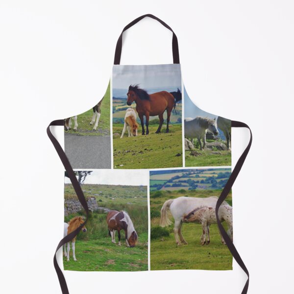 Item preview, Dartmoor Ponies Collage - Devon England designed and sold by lezvee.