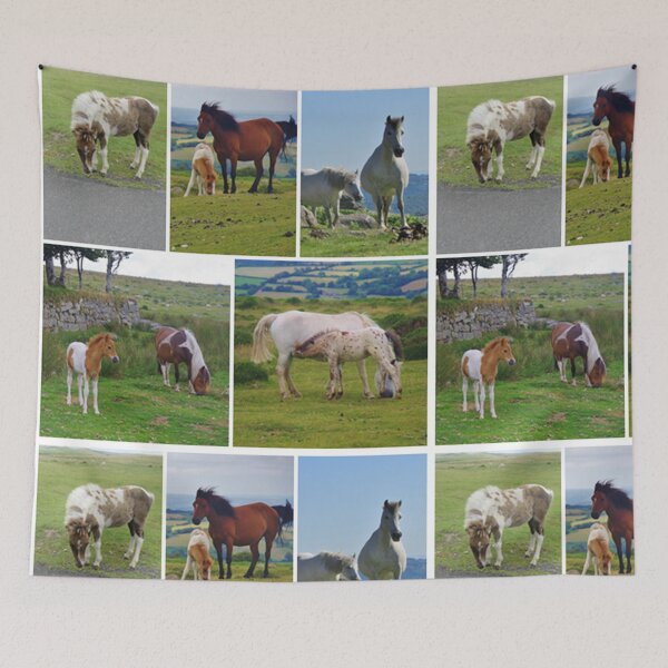 Item preview, Collage de ponis de Dartmoor - Devon, Inglaterra designed and sold by lezvee.