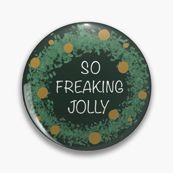Item preview, So freaking jolly gold Christmas wreath  designed and sold by maggiemuffin13.