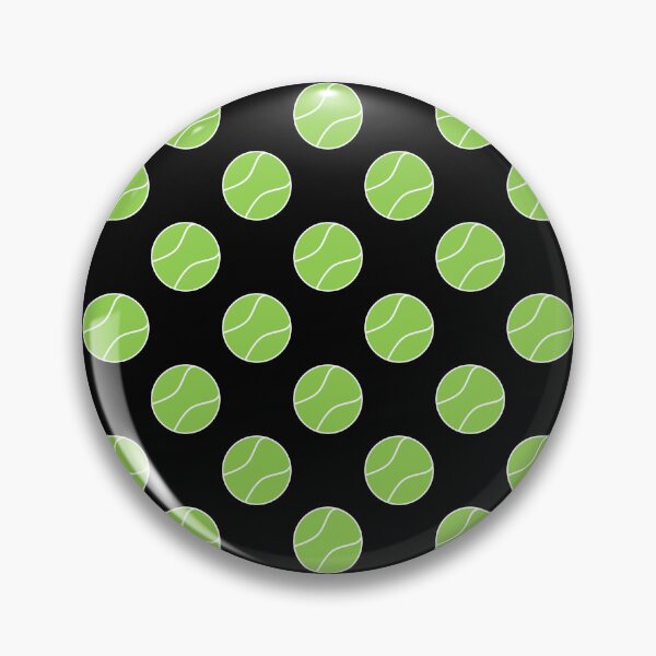 Item preview, Tennis ball with Black Background Pattern designed and sold by beccaveedesigns.