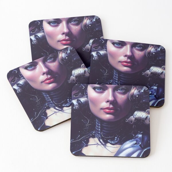 Item preview, Cyber Girl Portrait designed and sold by BossRangoon.