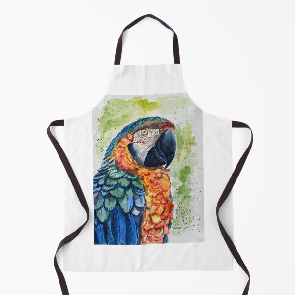 Item preview, "Ringing Rainbow" Parrot Watercolor Painting designed and sold by Arteaventura.