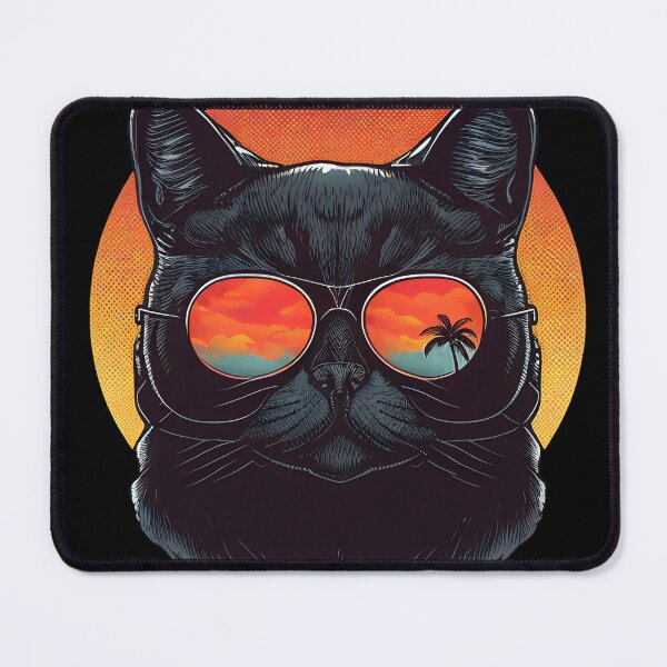 Item preview, Retro Sunset Black Cat designed and sold by john-ess.