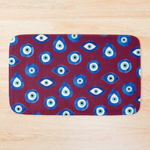 Item preview, EVIL EYE-turkish nazar (wine) designed and sold by BEATRIZ ABAITUA.