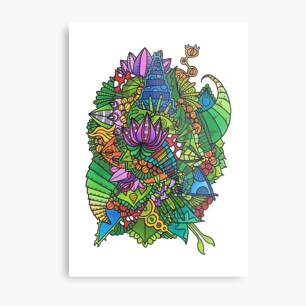 In The Runcible Garden Metal Print