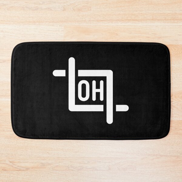 Item preview, Oh Crop - Funny Photoshop Crop Tool Icon (White on Black) designed and sold by STUDIO-72.