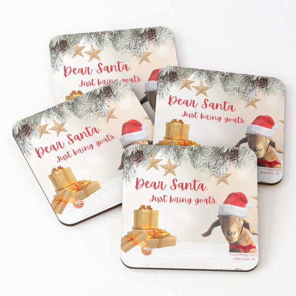 Item preview, Holiday Goats | Christmas Goats | Cute Goats | Funny Goats designed and sold by PistolRidgeFarm.