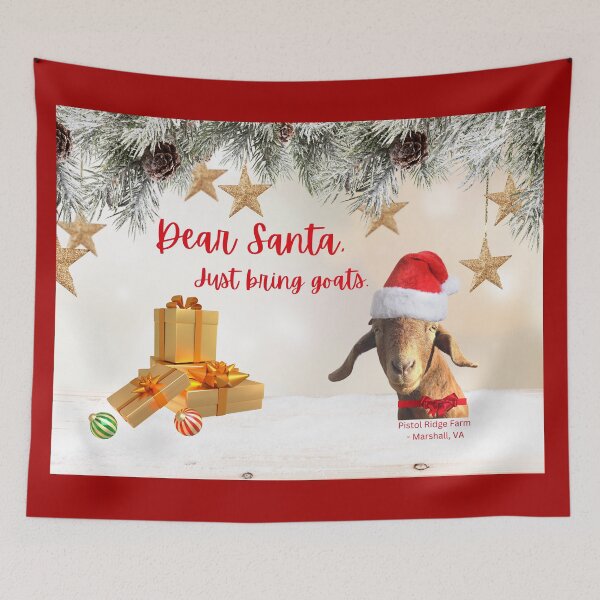 Item preview, Holiday Goats | Christmas Goats | Cute Goats | Funny Goats designed and sold by PistolRidgeFarm.