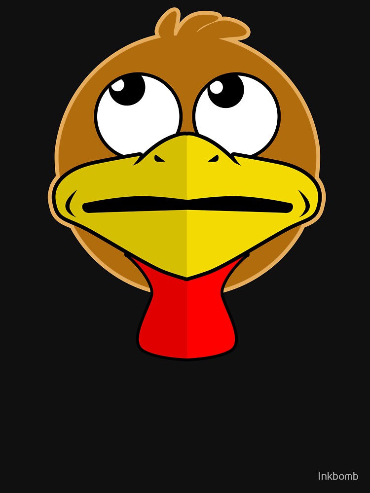 "Thanksgiving Emoji | Eye Roll Turkey Face Emoji" T-shirt ...