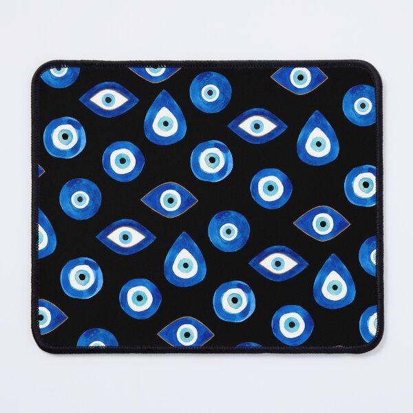Item preview, EVIL EYE-turkish nazar (black) designed and sold by BEATRIZ ABAITUA.