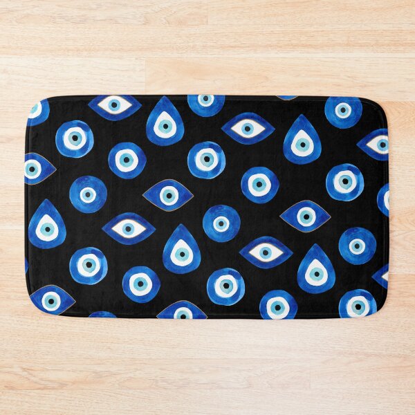Item preview, EVIL EYE-turkish nazar (black) designed and sold by BEATRIZ ABAITUA.