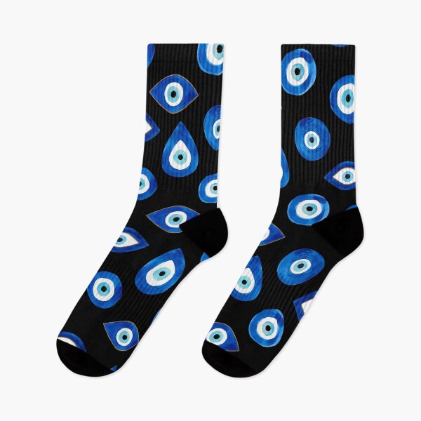 Item preview, EVIL EYE-turkish nazar (black) designed and sold by BEATRIZ ABAITUA.