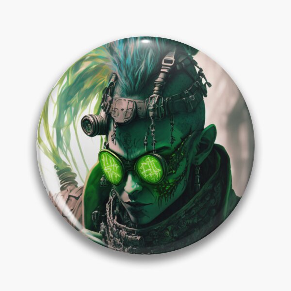 Item preview, Female Goblin Anarchist designed and sold by AICreateWorlds.