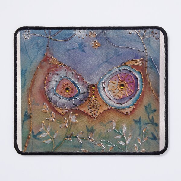 Item preview, Abstract owl designed and sold by GringaArt-DR.