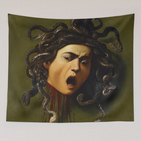 Item preview, Medusa | Caravaggio | 1598 Greek Mythology Art designed and sold by CJET.