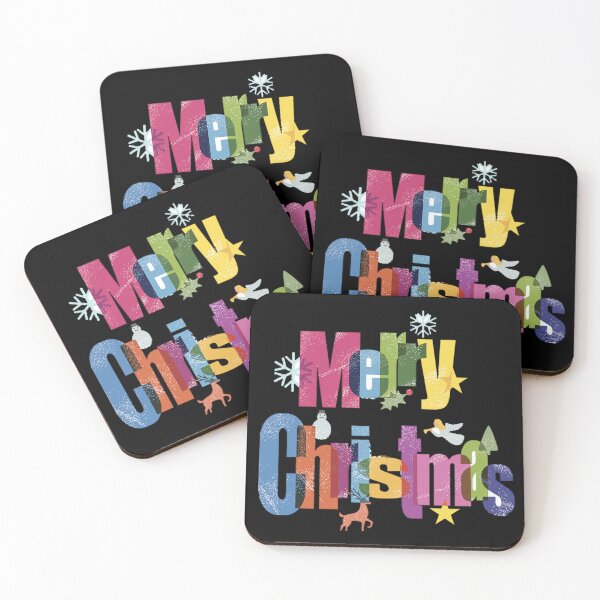 Item preview, Merry Christmas text illustration, Christmas Poster, Merry Christmas poster design, text, logo  designed and sold by azomiross.