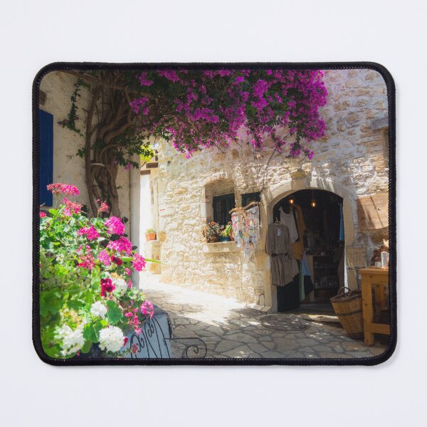 Item preview, Beautiful Greek Village Jigsaw Puzzle and Textile Fabric Design designed and sold by nickbrayimages.