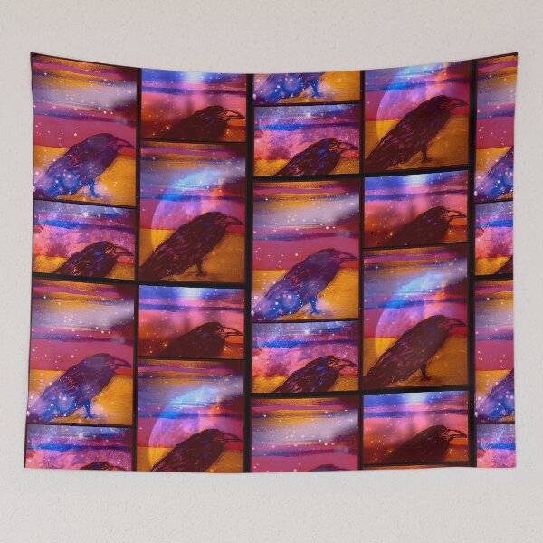Item preview, Still Cosmic Crow Glow  designed and sold by Wolfcreek1.