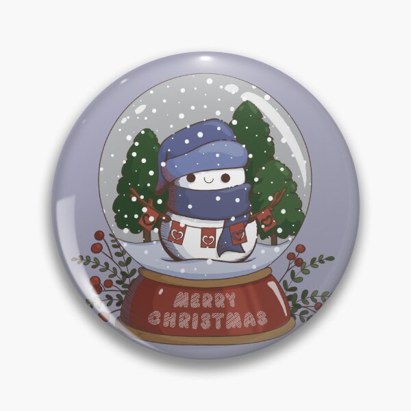Item preview, Christmas Snow Globe Snowman designed and sold by BeeAndClover.