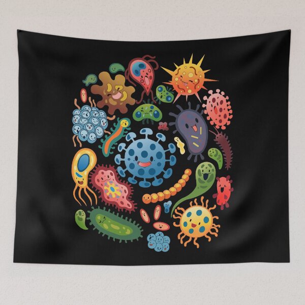 Item preview, Virus Bacteria Microbe designed and sold by De-Leone.