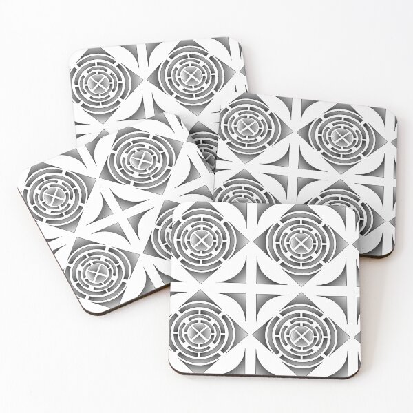 Item preview, Patterns made by combining broken circles and broken squares designed and sold by Bigrow.