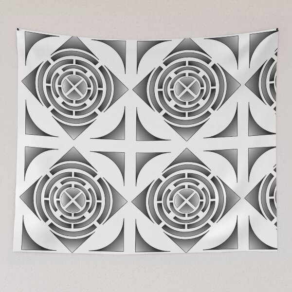Item preview, Patterns made by combining broken circles and broken squares designed and sold by Bigrow.