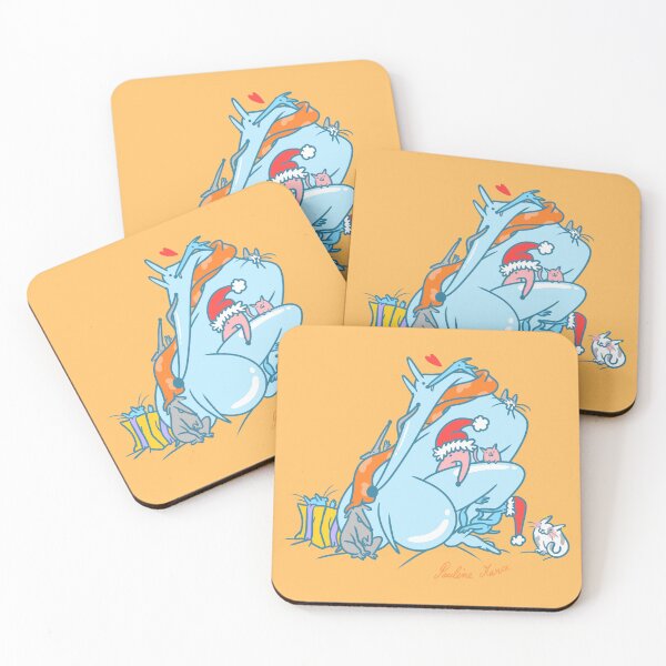 Item preview, Copie de Cuddle Time, blue outline designed and sold by paulinemarx.