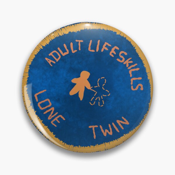 Item preview, Adult Life Skills Lone Twin Badge  designed and sold by samanthagarrett.