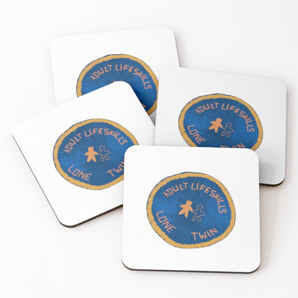 Item preview, Adult Life Skills Lone Twin Badge  designed and sold by samanthagarrett.