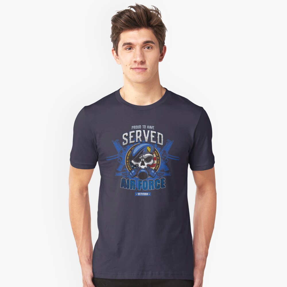 Proud Air Force Veteran USA Military Patriotic Childrens Long Sleeve T-Shirt Boys Cotton Tee Tops