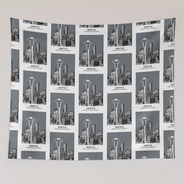 Item preview, Space Needle Seattle WA USA designed and sold by SirajDecors.